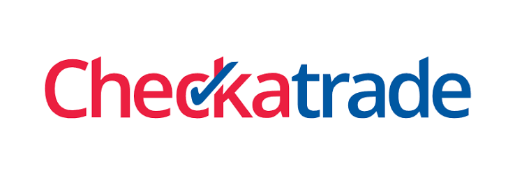 Checkatrade company logo with red and blue text and a blue check mark integrated in the letter K.